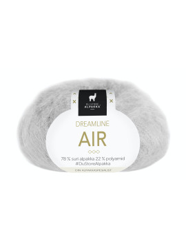 RAKLA Alpakka - Dreamline Air, farve 303 Sølvgrå