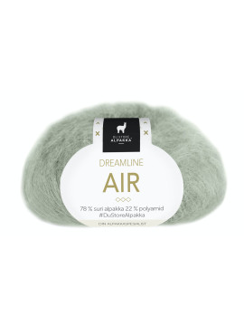 RAKLA Alpakka - Dreamline Air, farve 318 Støvgrøn