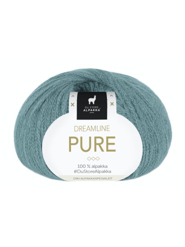 RAKLA Alpakka - Dreamline pure - farve 413 Aqua grøn RAKLA Alpakka - Dreamline pure - farve 413 Aqua grøn