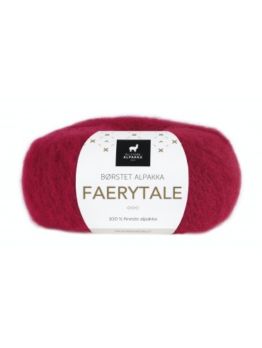 RAKLA garn: Alpakka - Faerytale - rød RAKLA garn: Alpakka - Faerytale - rød