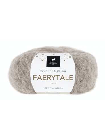 RAKLA garn: Alpakka - Faerytale - lys gråbrun RAKLA garn: Alpakka - Faerytale - lys gråbrun